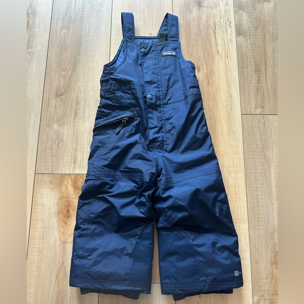Patagonia Kids Navy Snow Bibs